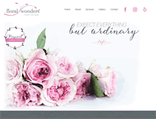 Tablet Screenshot of floral-wonders.com